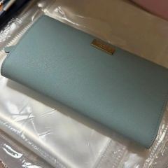 極美品 マザーハウス 長財布 イロドリ 夏木立 ナツコダチ 