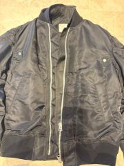 sacai SCM-314 ブルゾン サイズ1 ネイビー 1回着用 美品 - メルカリ