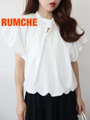 新品タグ付》RUMCHE/Crystal Flower Paint Shirt 2026年最新】RUMCHE 