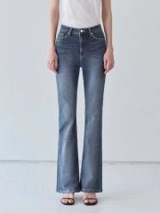 YANUK Boot Cut デニムパンツ フレア ライトブルー 小さいサイズ