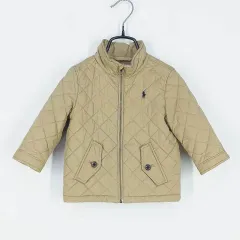 POLO RALPH LAUREN (ポロラルフローレン) キッズ・ベビー 冬用 キルティングジャケット ベージュ 24M (HU41234)