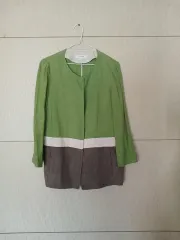 レノマ グリーン バイカラー ジャケットのサムネイル