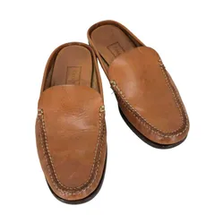 コールハーン COLE HAAN レザー ミュール ローファー レディース UK：5C 