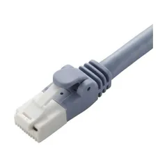 (まとめ) エレコム ツメ折れ防止LANケーブル（Cat6A対応） ブルー 0.5m LD-GPAT／BU05 1本 〔×10セット〕