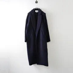 ENFOLD ネイビー チェスターコート エンフォルド ENFOLD メルトンウール チェスターコート 36｜ネイビー