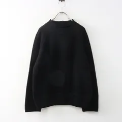 エムエイチエル マーガレットハウエル MHL FELTED ROUGH WOOL モックネック メリノウール ニットセーター2 ブラック／【2400014949865】のサムネイル