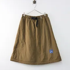 美品 ネネット Ne-net キルティングスカート 2＼カーキ イージー ゴム フレア ロング ウェビングベルト【2400014929867】のサムネイル