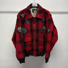 Schott バッファロー ウール チェック G-1