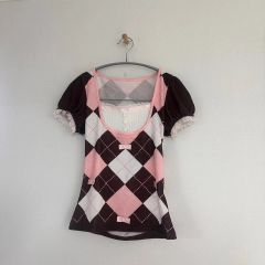 treaturself バタフライジャガードぺプラムトップス - メルカリ