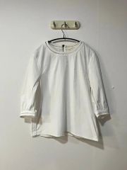 ル メランジュ ホワイト 総刺繍 半袖トップス Le Melange - メルカリ
