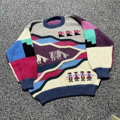 ICEBERG ダンボ刺繍 ニットセーター 長袖 アイスバーグ 像 - メルカリ