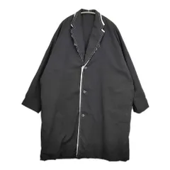 B Yohji Yamamoto 断ち切り リバーシブル 定価136000円 NV-C53-808 サイズ1 コート ブラック ホワイト レディース ビーヨウジヤマモト【中古】6-0418T♪のサムネイル
