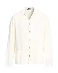 ラルディーニ メンズ アウター カーディガン LARDINI カーディガン Off White オフホワイトのサムネイル