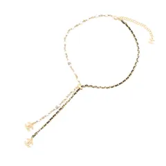 シャネル ネックレス ココマーク ラインストーン フェイクパール B24K ABE732 CHANEL アクセサリー
