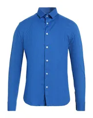 グレイ ダニエレ アレッサンドリー二 メンズ トップス シャツ GREY DANIELE ALESSANDRINI 無地シャツ Bright Blue ブルーのサムネイル