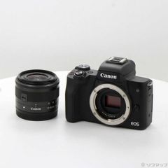 Canon EOS Kiss Mブラック 22㎜15-45㎜レンズセット - メルカリ