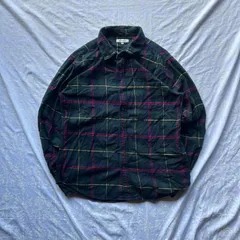 長袖 ネルシャツ ダークチェック ネイビー アメカジ グランジ Y2K ストリート 古着 綿100% 秋服 冬服 春 レトロ ヴィンテージライク メンズ レディース 男女兼用 ゆったり オーバーサイズ カジュアル 定番