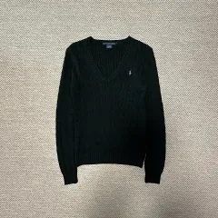 POLO RALPH LAUREN sport Vネック ケーブルニット