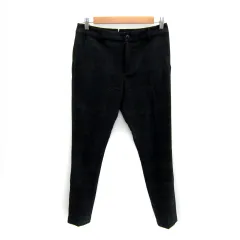 ジャーナルスタンダード JOURNAL STANDARD テーパードパンツ ロング丈 チェック柄 38 M 紺 ネイビー 緑 グリーン /SY18