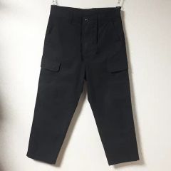 MUJI LABO】チノカーゴワイドパンツ 黒 L - メルカリ