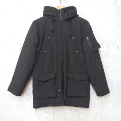 Nylaus ナイラス アウター ダウンジャケット ジップアップ 厚手 ブラック Mサイズ ◎_◇〇☆のサムネイル