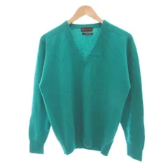 チャップス CHAPS RALPH LAUREN ビンテージ 美品 セーター ニット ウール L 緑 グリーン Vネック /SJ ■ECG003