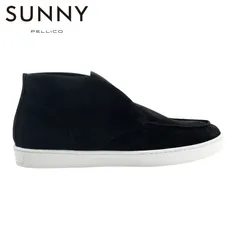 未使用品 PELLICO SUNNY BARTEX スウェードレザー チャッカ スニーカー 41 NERO/ブラック  【値下げ交渉歓迎】のサムネイル