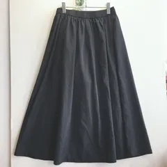 美品✨ ユニクロ UNIQLO スカート フレア ウエストゴム シンプル ベーシック 無地 ロング丈 Aライン ゆったり カジュアル 通勤 通学 オールシーズン 着回し 定番 人気ブランド