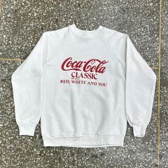 コカコーラ ビンテージスウェット 80s RAP TEE Coca-Cola - メルカリ
