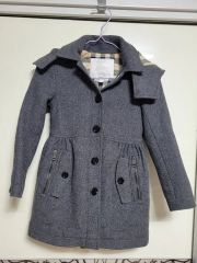 BURBERRY ウールコート フリル袖 ベージュ 6Y 116cm - メルカリ