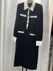 Rene ルネ 白襟長袖フロントジップワンピース - メルカリ