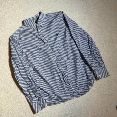 ポロ ラルフローレン ブルー ストライプ シャツ