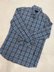 美品 バーバリー ジャケット ブルーグレー系　ウールアンゴラ混　Ｌサイズ 美品 バーバリー ジャケット ブルーグレー系 ウールアンゴラ混 L