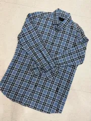 マッシモ ドゥッティ ブルー CHECK シャツのサムネイル