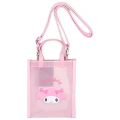 マイメロディ 2WAY トートバッグ ショルダーバッグ ミニトート 手さげバッグ クリア シンプル おしゃれ かわいい 大人 レディース 女子 サンリオ sanrio キャラクター