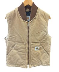 Carhartt (カーハート) ダックベスト 裏地ボア メキシコ製 古着