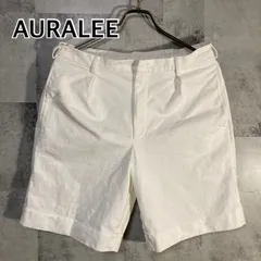 日本製 AURALEE オーラリー ショートパンツ コットン ホワイト 1のサムネイル
