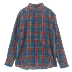 L.L.Bean エルエルビーン ボタンダウン 長袖 チェック フランネル シャツ マルチカラー系 M【中古】