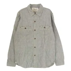 FREEWHEELERS フリーホイーラーズ NEAL CASSADY シャンブレー 長袖 ワーク シャツ グレー系 サイズ表記無【中古】のサムネイル