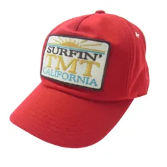 TMT ティーエムティー TAC-S13SP04 SURFIN TMT CALIFORNIA ウール キャップ レッド系【極上美品】【中古】のサムネイル