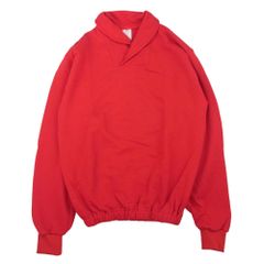 빈티지 VINTAGE 80s danish army 덴마크군 숄 칼라 스웨트 레드계 2[중고]