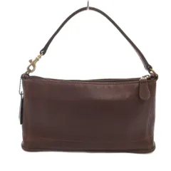 コーチ COACH ハンドバッグ 茶 ブラウン ファスナー /NL ■GY06