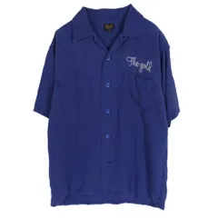 GOLD ゴールド GL35752 Rayon Bowling Shirt  レーヨン ボーリング 半袖 シャツ ブルー系 M【中古】のサムネイル