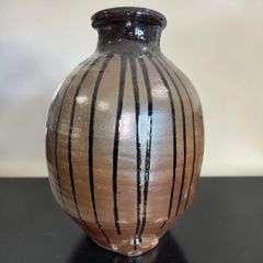 吉田喜彦 呉須線文壺 共箱付 陶芸 花器 - メルカリ