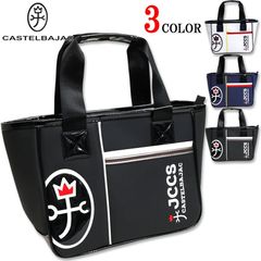 Castelbajac Family Crest Cart Bag, White, Black, Navy, 7236181303, Golf Bag, castelbajac 26SS