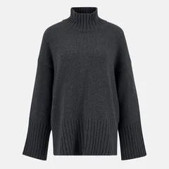 バブアー レディース アウター ニット・セーター ハイネック Barbour Serena High Neck Jumper Charcoal チャコールのサムネイル