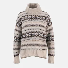 バブアー レディース アウター ニット・セーター Barbour Helen Jumper Birch Multi マルチカラーのサムネイル