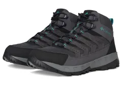 コロンビア レディース シューズ ブーツ・レインブーツ Columbia Strata Trail Mid Wp Dark GreyTeal グレー