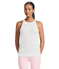 リリーピュリッツァー レディース アウター ニット・セーター Lilly Pulitzer Emra Sweater Tank Resort White ホワイト
