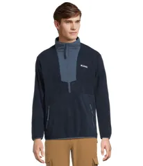 コロンビア メンズ アウター コート ハーフジップ フリース Columbia Sequoia Grove Half Zip Fleece Collegiate Navy ネイビー